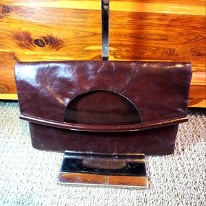 Hobo international Brown leather clutch purse